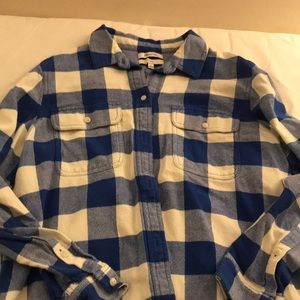 Madewell flannel plaid shirt